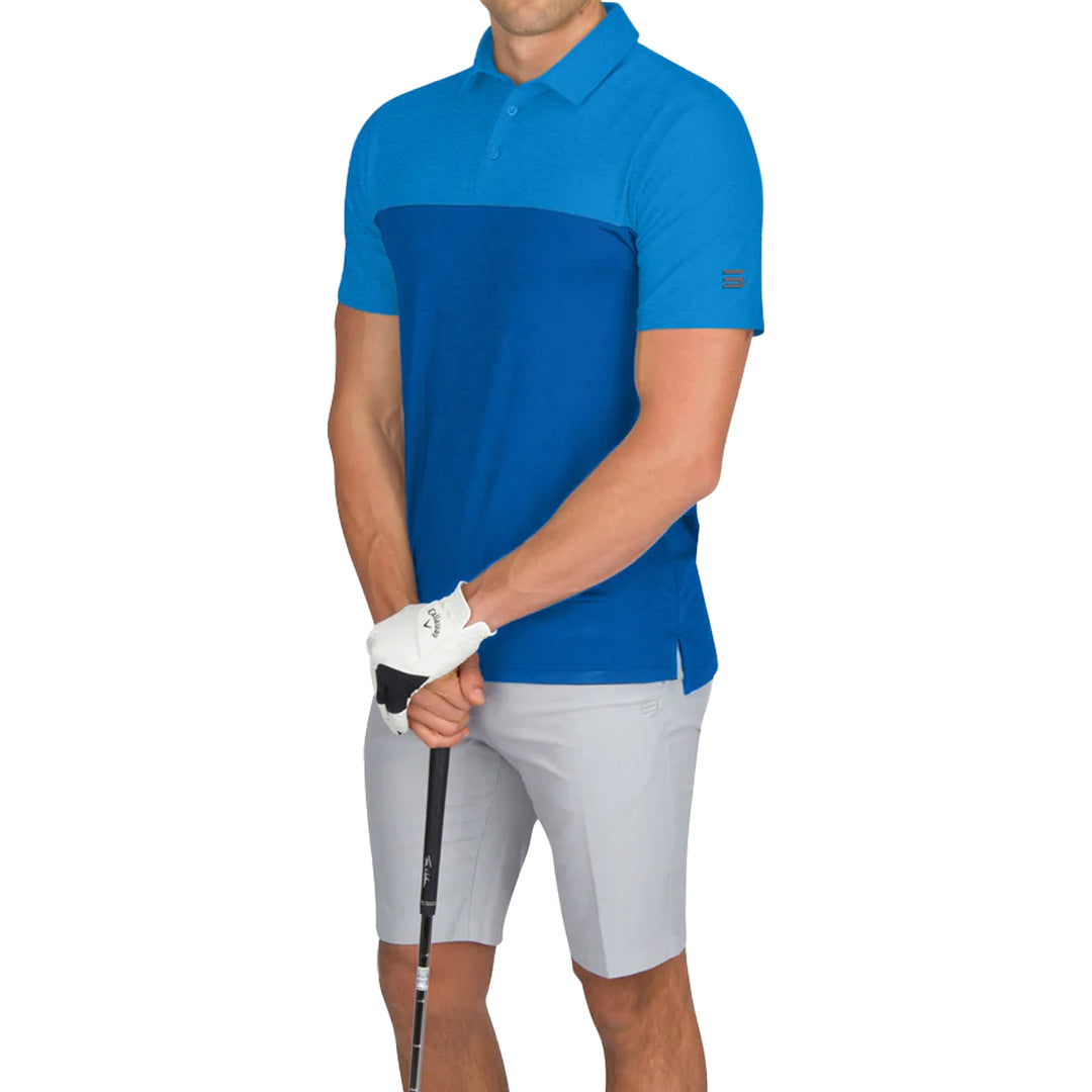 Three Sixty Six Colorblock Performance Polo Golf Shirt