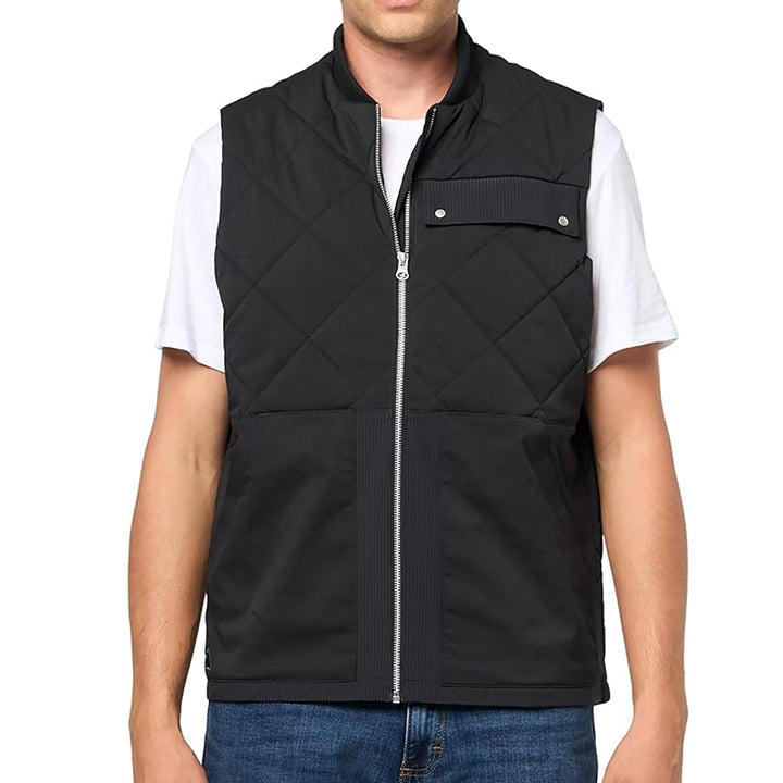 Adidas Men's Go-To Quilted DWR Full-Zip Vest