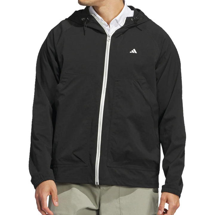 Adidas Golf Men's Go-To Utility DWR Full-Zip Hooded Jacket