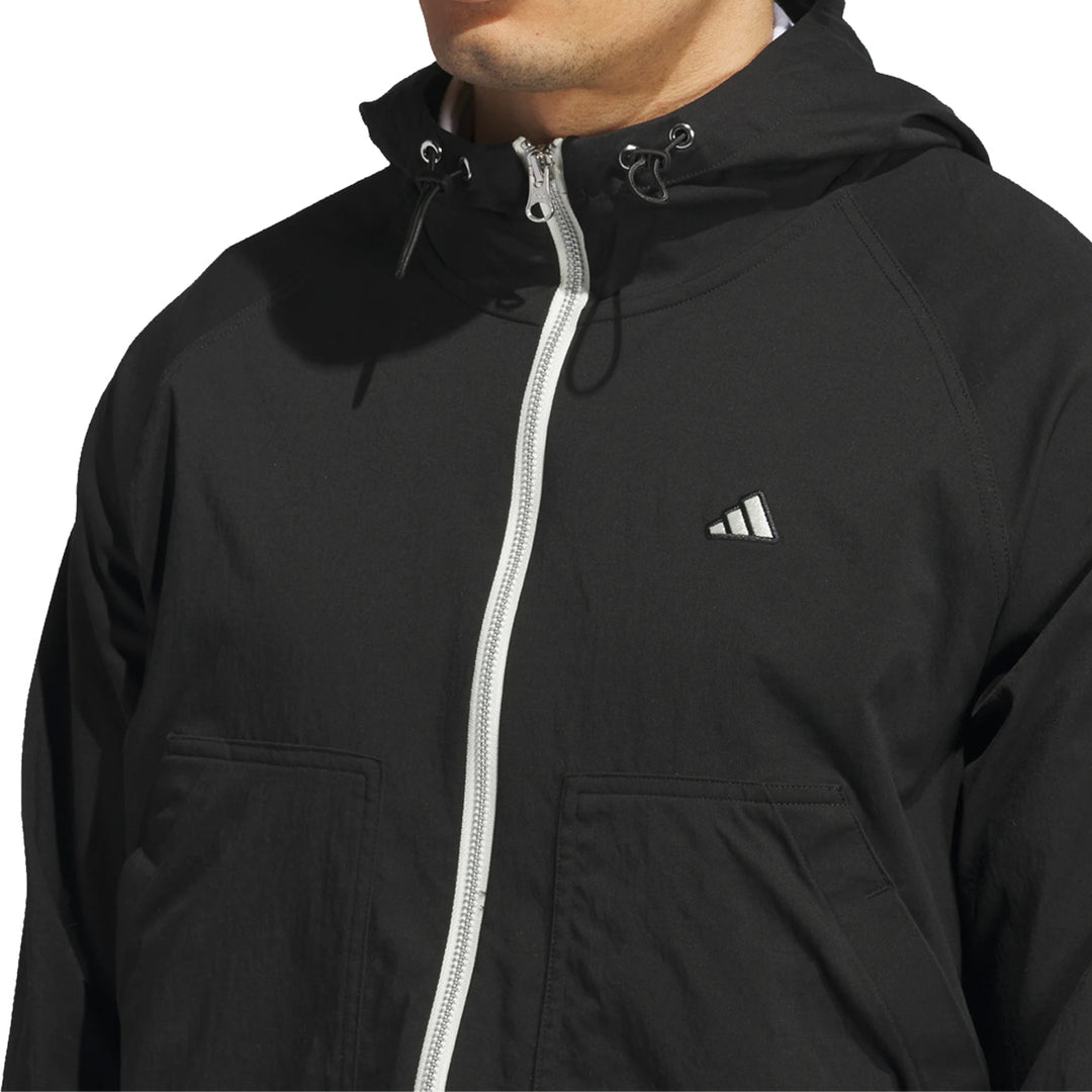 Adidas Golf Men's Go-To Utility DWR Full-Zip Hooded Jacket