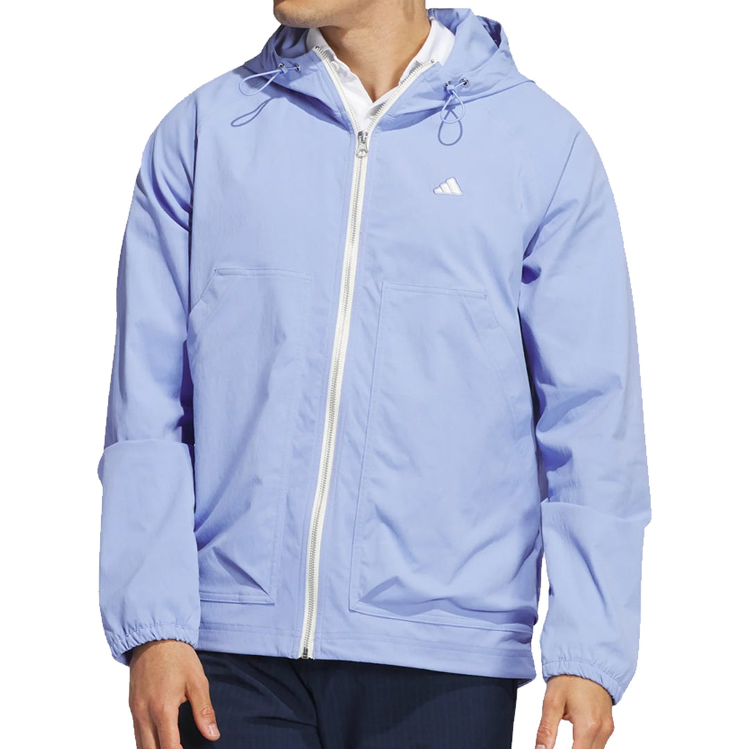 Adidas Golf Men's Go-To Utility DWR Full-Zip Hooded Jacket