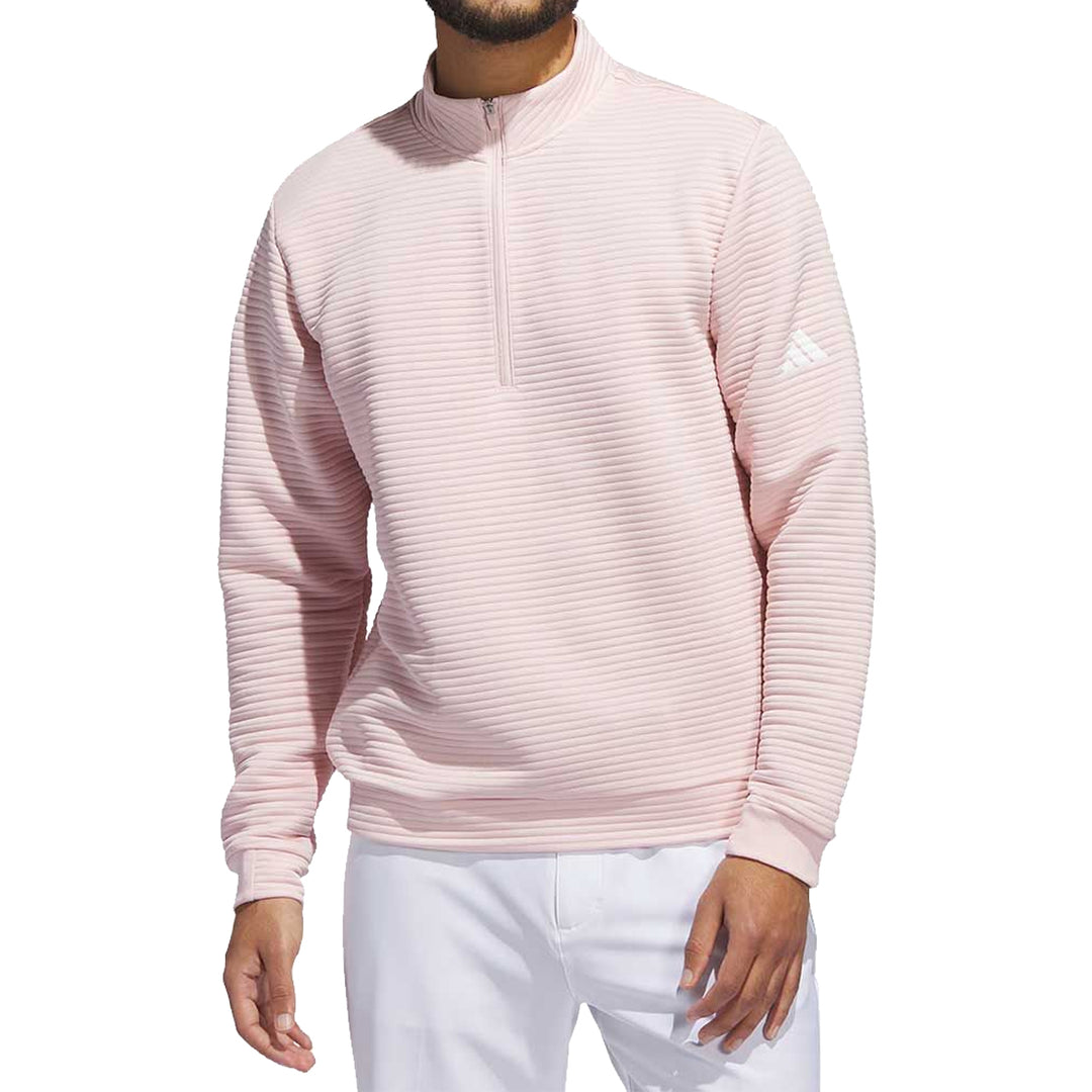 Adidas Golf Ultimate365 DWR Textured Quarter-Zip Pullover