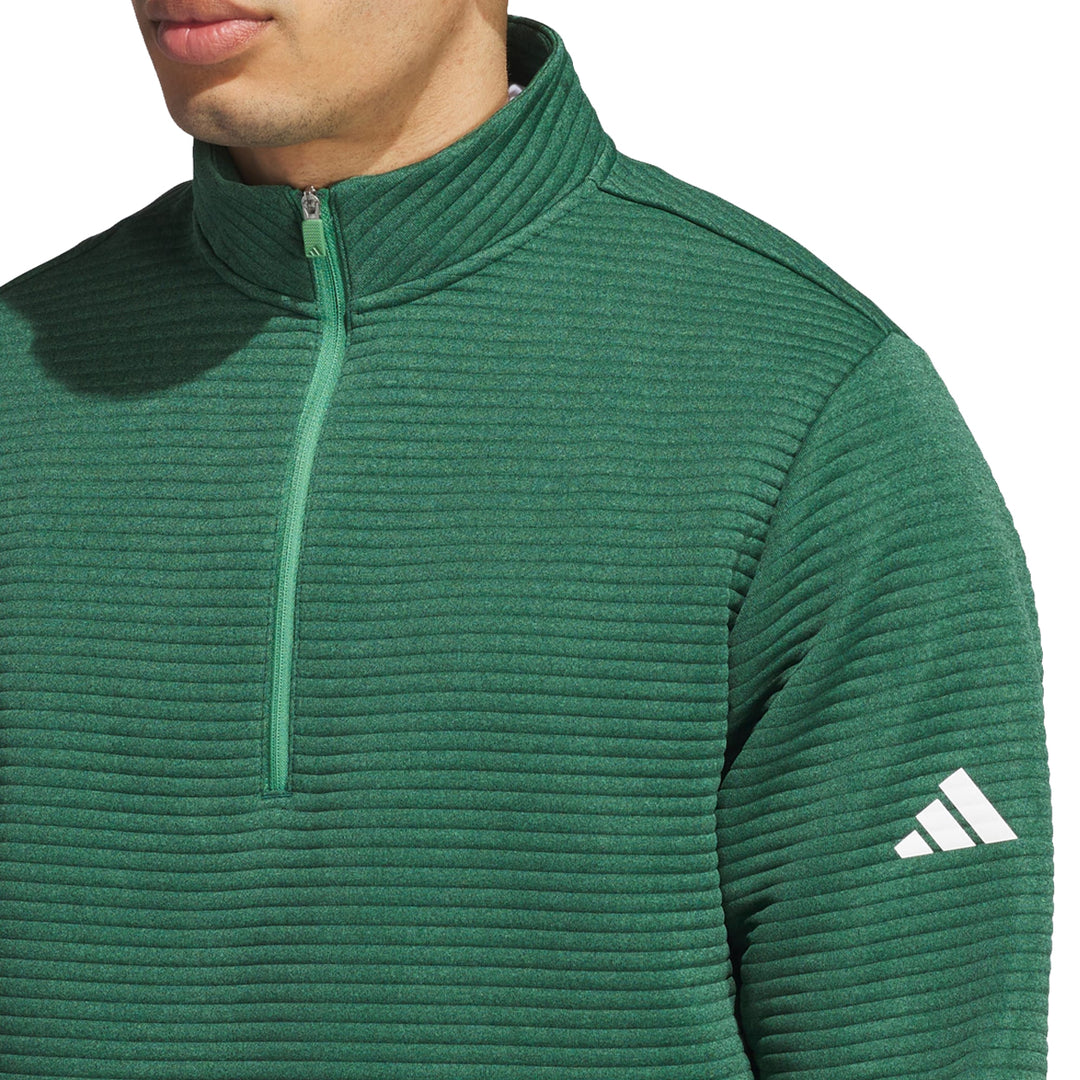 Adidas Golf Ultimate365 DWR Textured Quarter-Zip Pullover