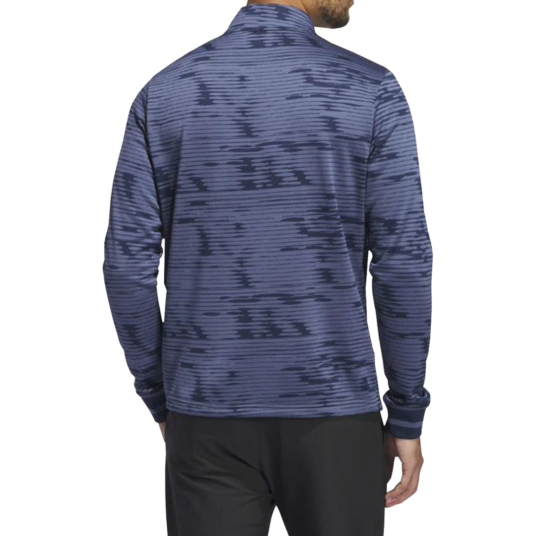 Adidas Golf Men's Ultimate365 COLD.RDY Linear Stripe 1/4-Zip Pullover