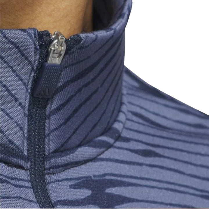 Adidas Golf Men's Ultimate365 COLD.RDY Linear Stripe 1/4-Zip Pullover