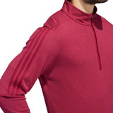 Adidas Golf Men's 3-Stripe Quarter-Zip Pullover Layering Piece