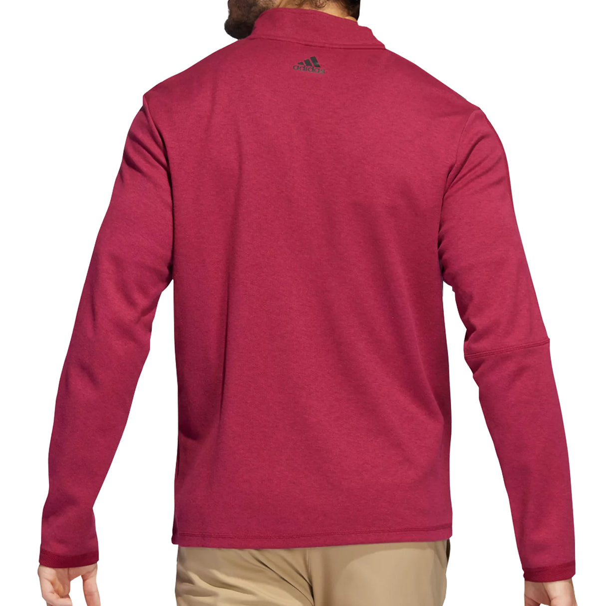 Adidas Golf Men's 3-Stripe Quarter-Zip Pullover Layering Piece