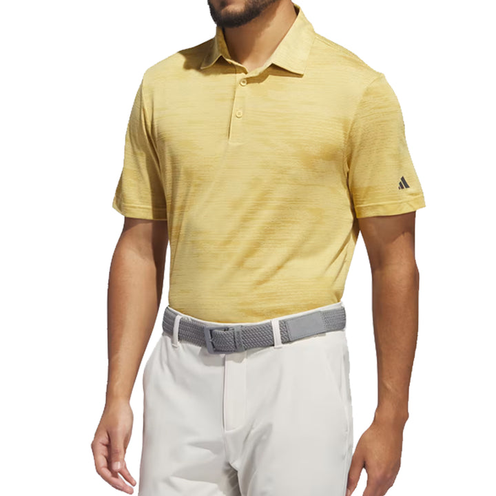 Adidas Golf Men's Ultimate365 Textured Stripe Polo Shirt