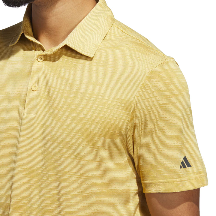 Adidas Golf Men's Ultimate365 Textured Stripe Polo Shirt