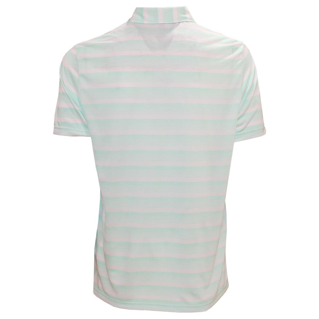 Adidas Two-Color Stripe LC Polo Golf Shirt