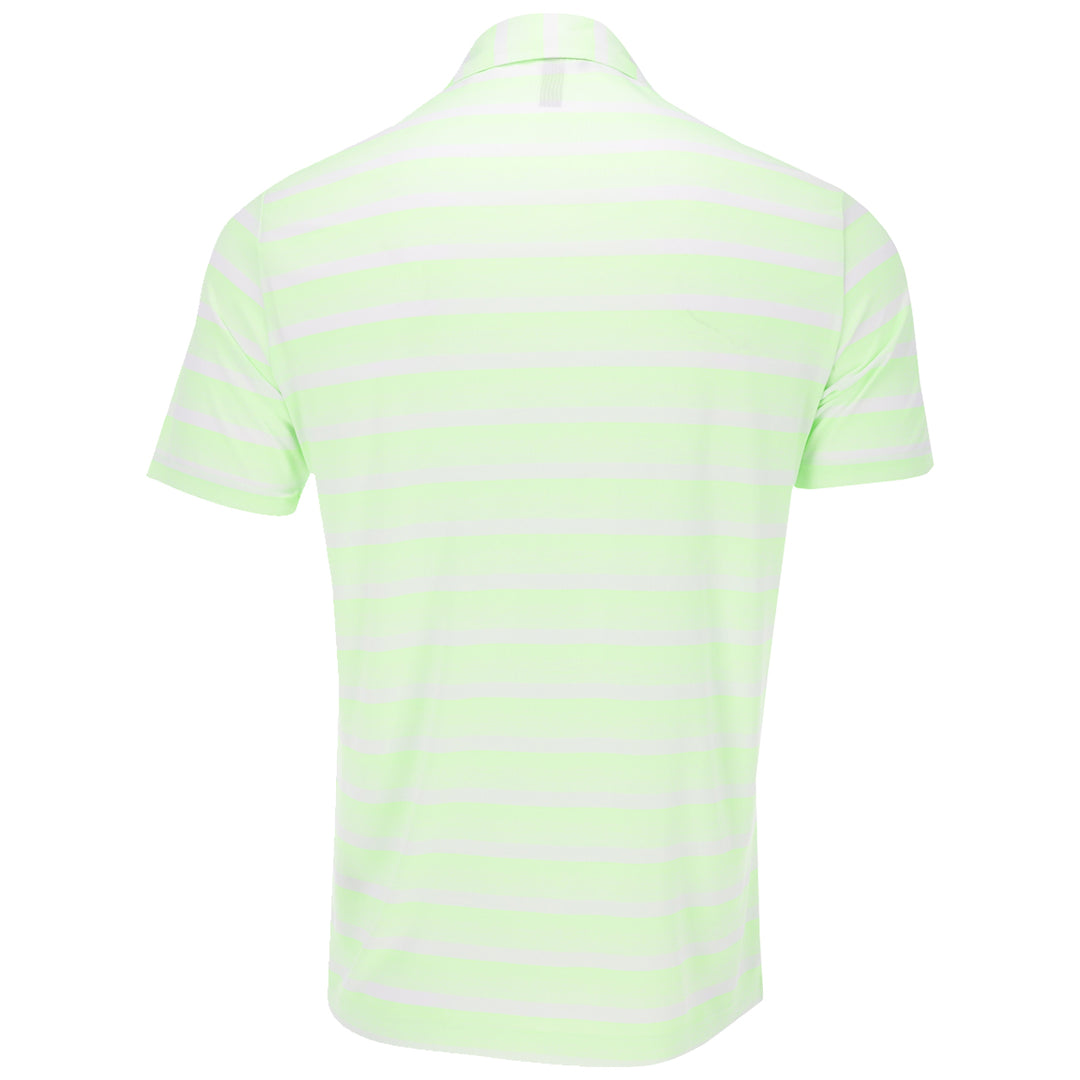 Adidas Two-Color Striped Polo Golf Shirt