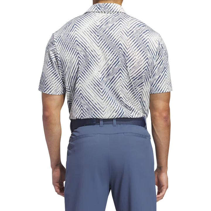 Adidas Golf Men's Angle Allover-Print Polo Golf Shirt