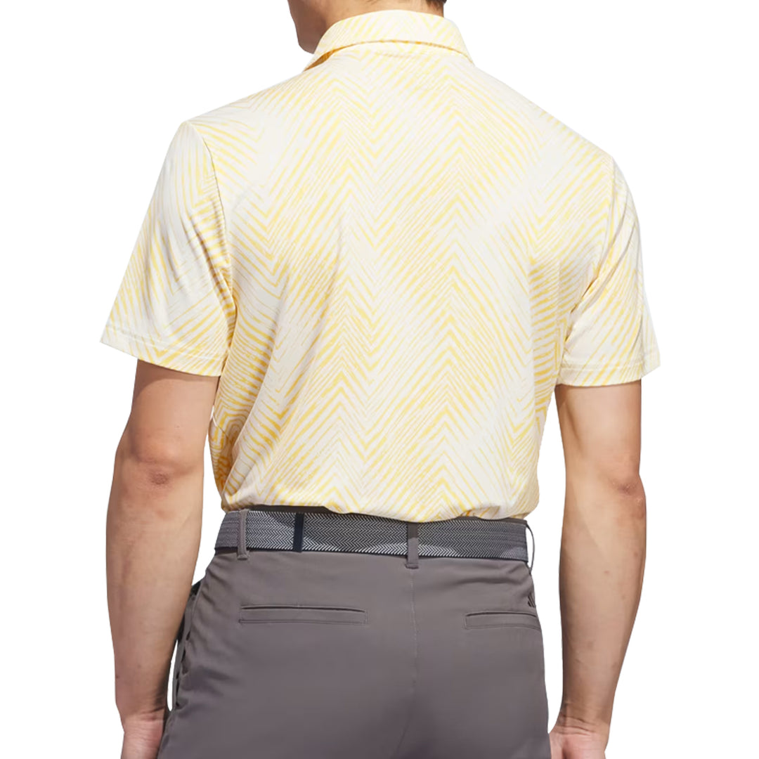 Adidas Golf Men's Angle Allover-Print Polo Golf Shirt