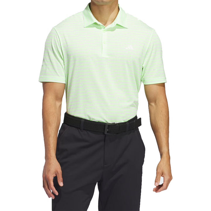 Adidas Golf Men's Ultimate365 Mesh Print Polo Shirt