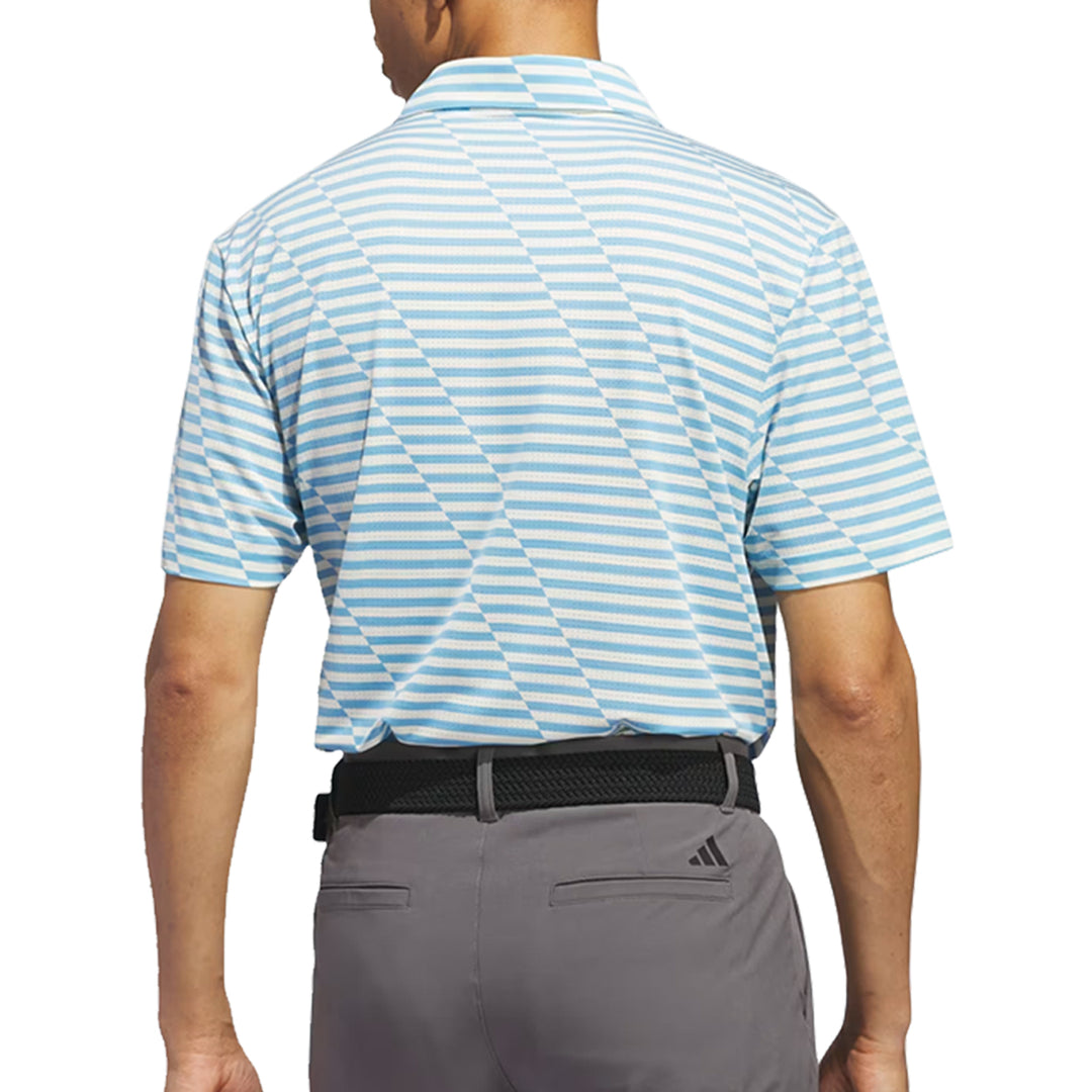 Adidas Golf Men's Ultimate365 Mesh Print Polo Shirt