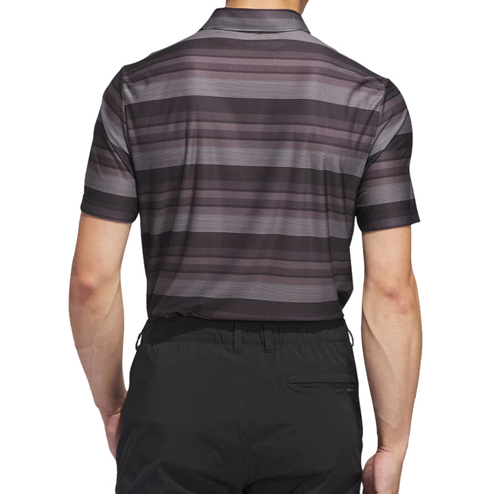 Adidas Ultimate365 HEAT.RDY Striped Polo Golf Shirt