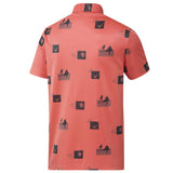 Adidas Golf Men's Allover-Print Polo Shirt