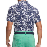 Adidas Golf AEROREADY Play Green Graphic Polo Shirt