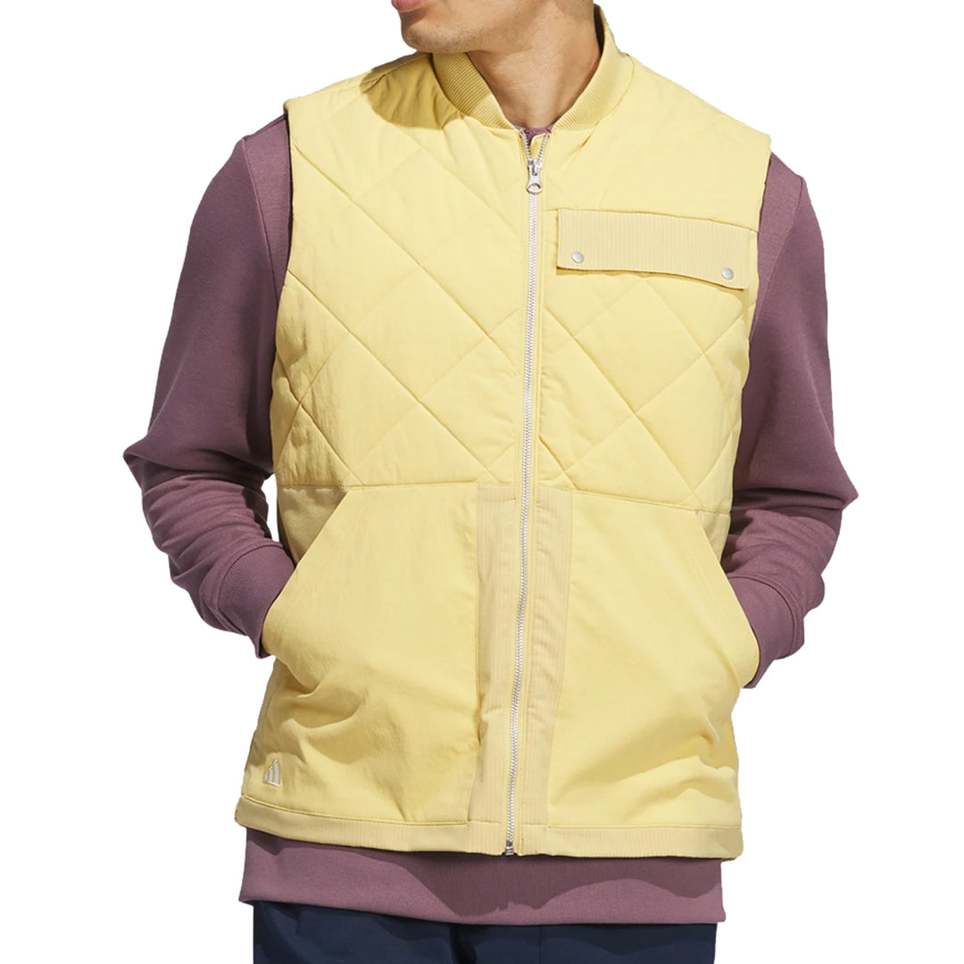 Adidas Men's Go-To Quilted DWR Full-Zip Vest