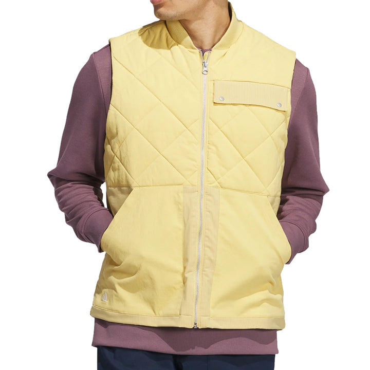 Adidas Men's Go-To Quilted DWR Full-Zip Vest