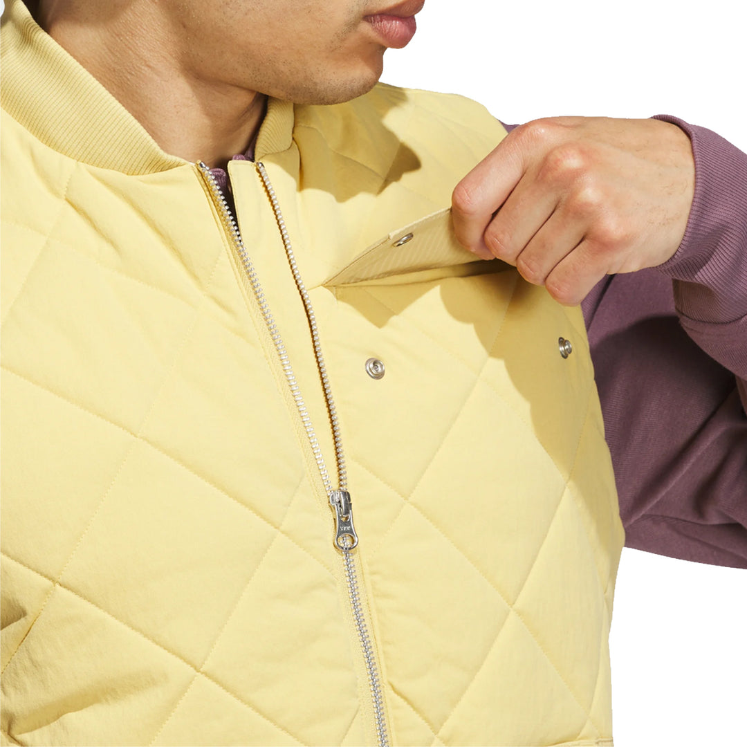 Adidas Men's Go-To Quilted DWR Full-Zip Vest