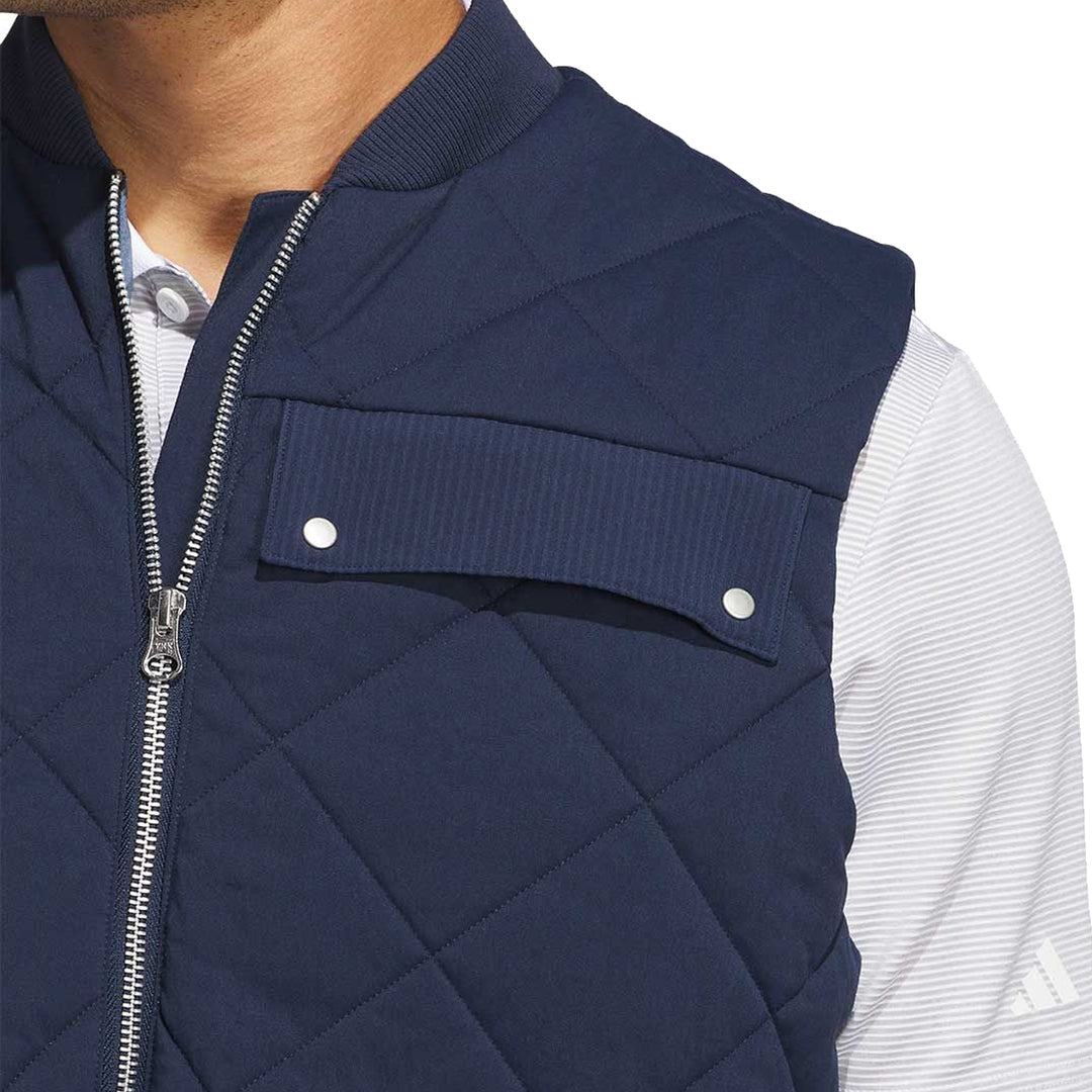 Adidas Men's Go-To Quilted DWR Full-Zip Vest