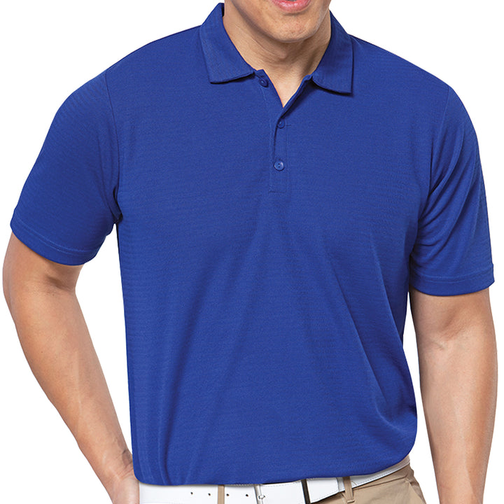 Antigua Men's Avalon Textured Knit Performance Polo Shirt