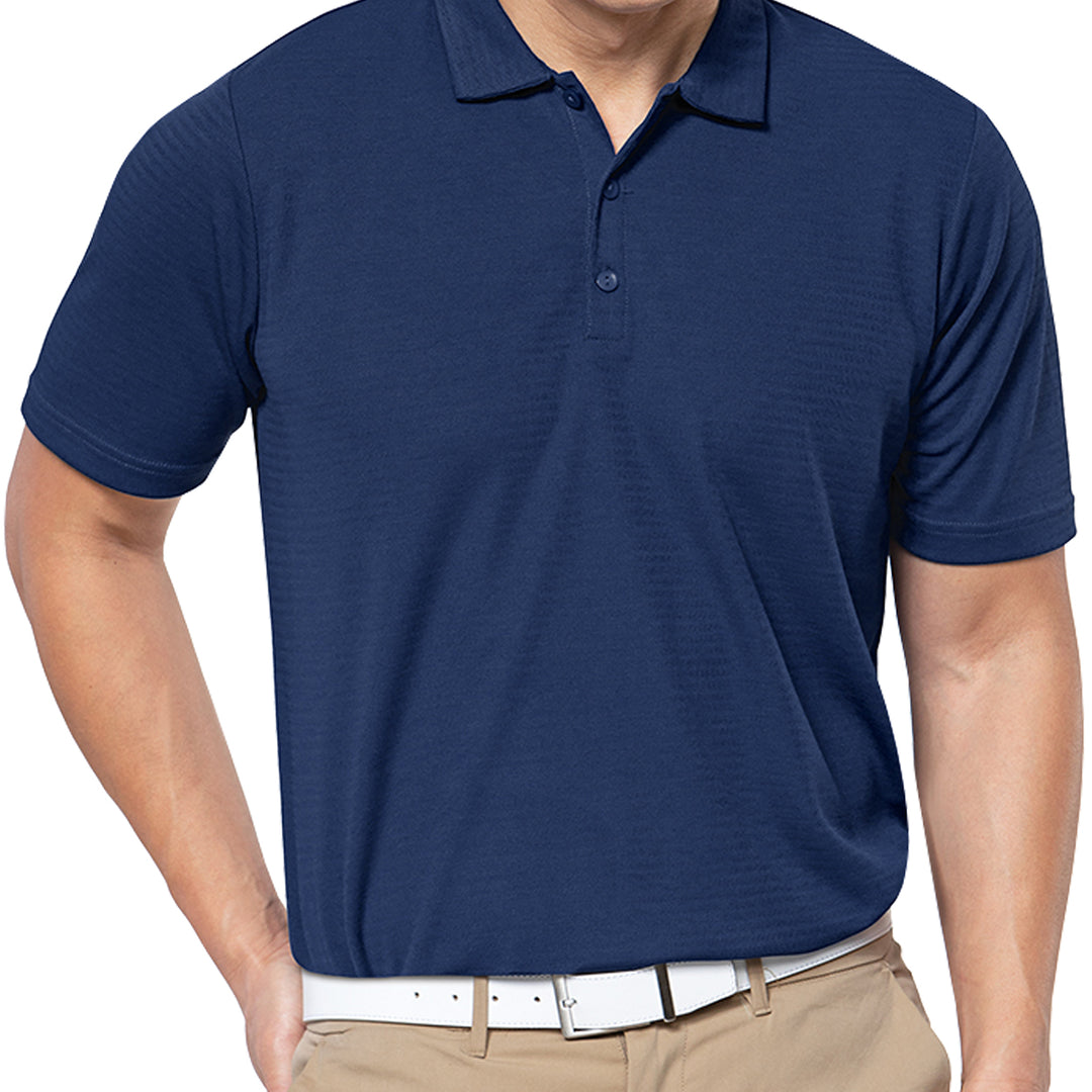 Antigua Men's Avalon Textured Knit Performance Polo Shirt