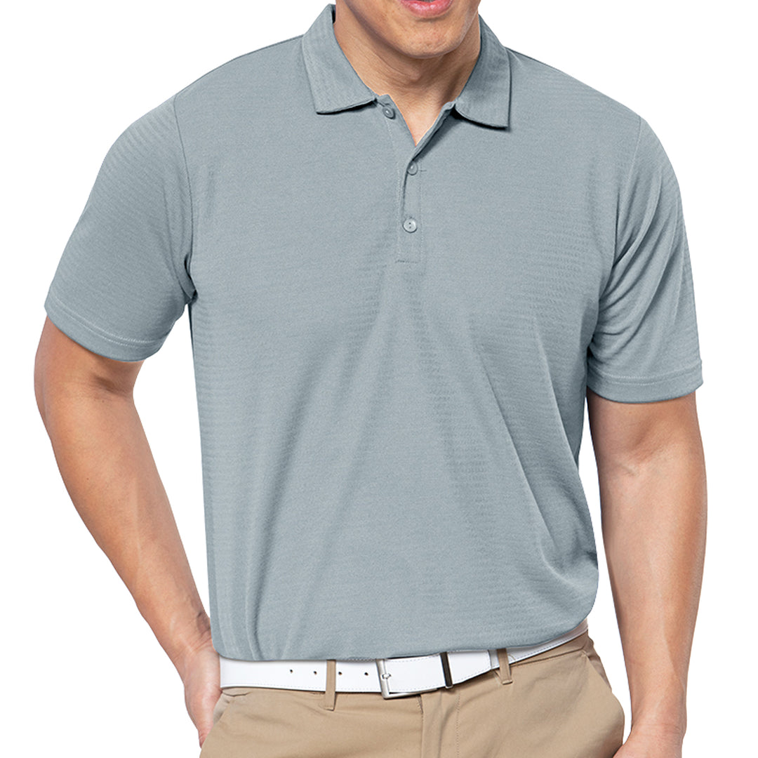 Antigua Men's Avalon Textured Knit Performance Polo Shirt