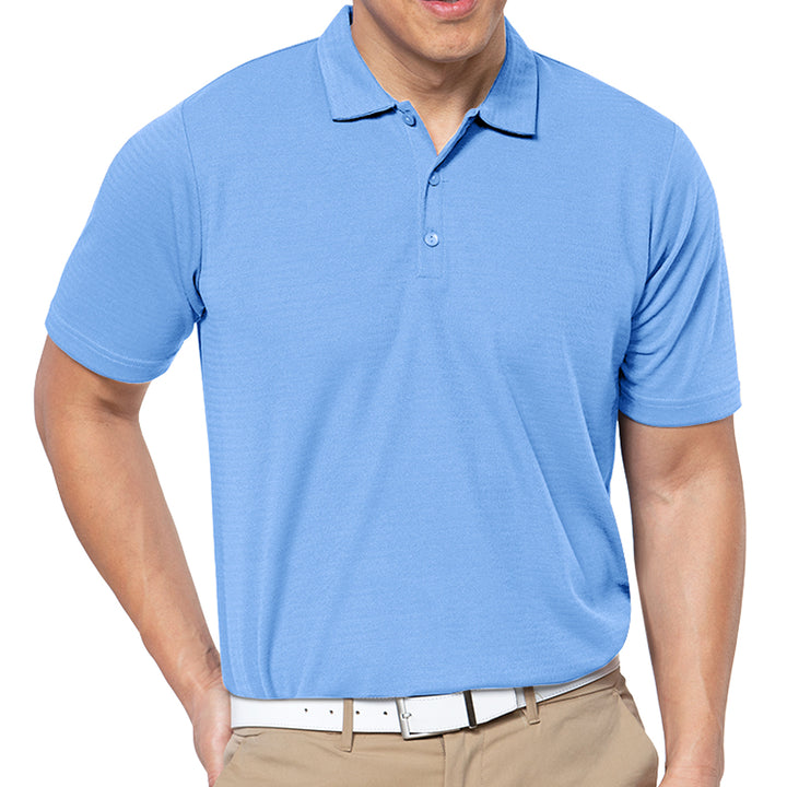 Antigua Men's Avalon Textured Knit Performance Polo Shirt