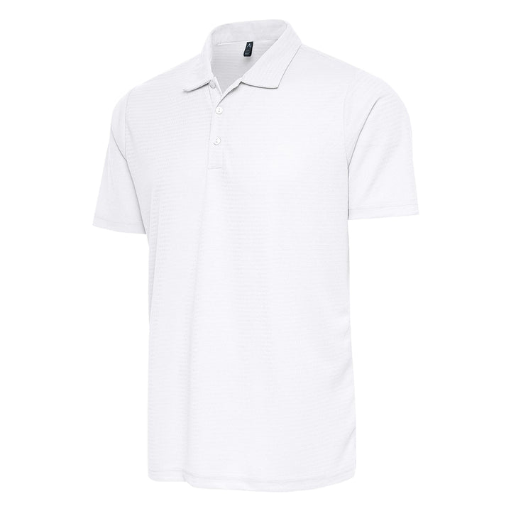 Antigua Men's Avalon Textured Knit Performance Polo Shirt