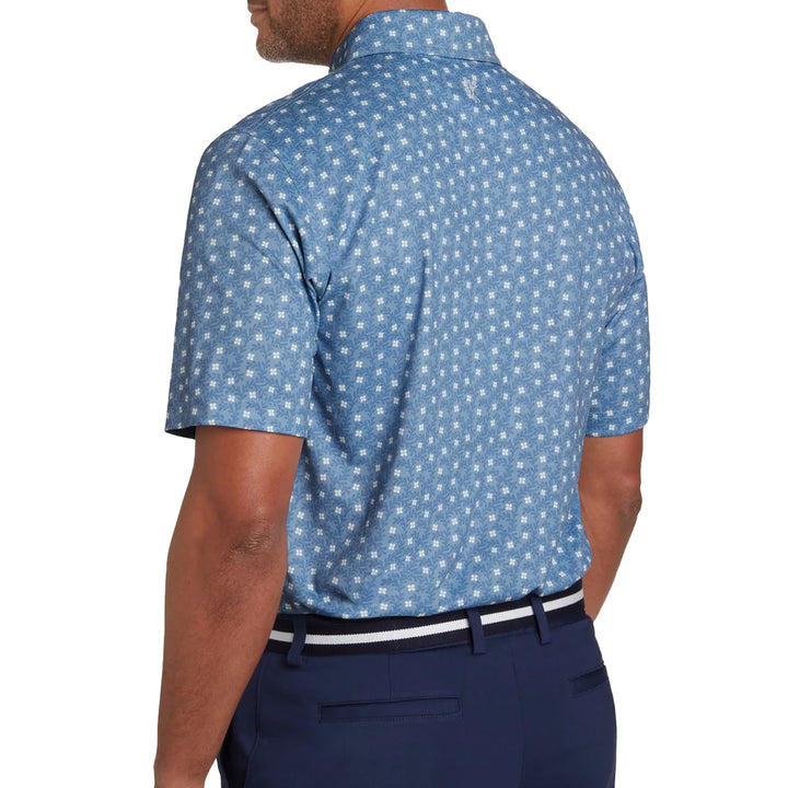 Ashworth Golf Men's Mini Floral Polo Shirt