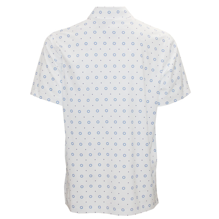 Ashworth Bubble Pattern Polo Golf Shirt