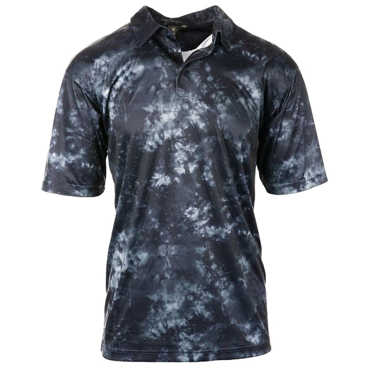 Burnside Tie Dye Performance Polo Golf Shirt