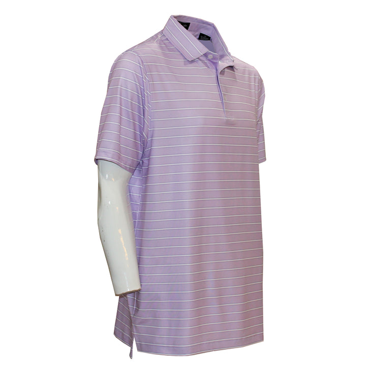 Byron Nelson Dot Stripe DriWay Polo Golf Shirt