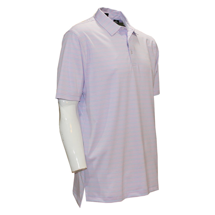 Byron Nelson Double Stripe DriWay Polo Golf Shirt