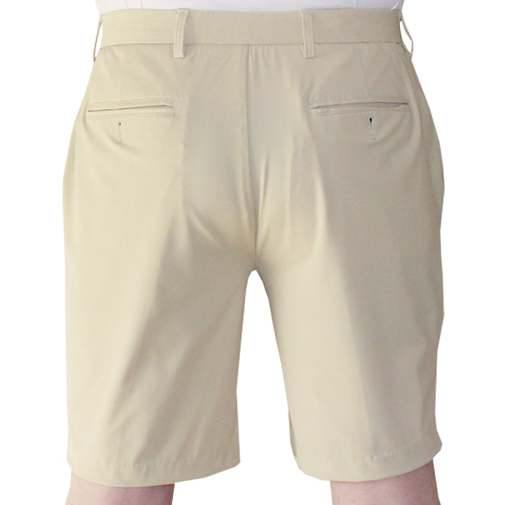 Byron Nelson Golf Men's Performance 4-Way Stretch Flat Front Shorts