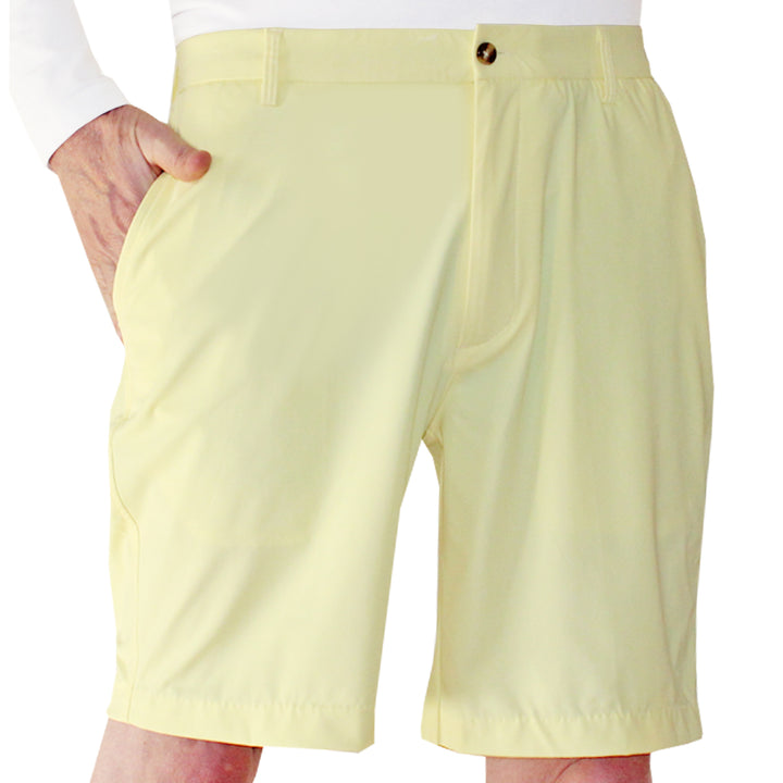 Byron Nelson Golf Men's Performance 4-Way Stretch Flat Front Shorts