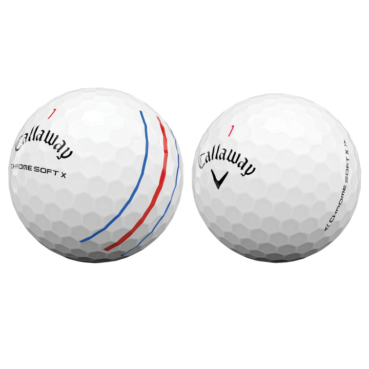 Callaway Chrome Soft X Logo Overrun Golf Balls (2 Dozen in Generic Package)