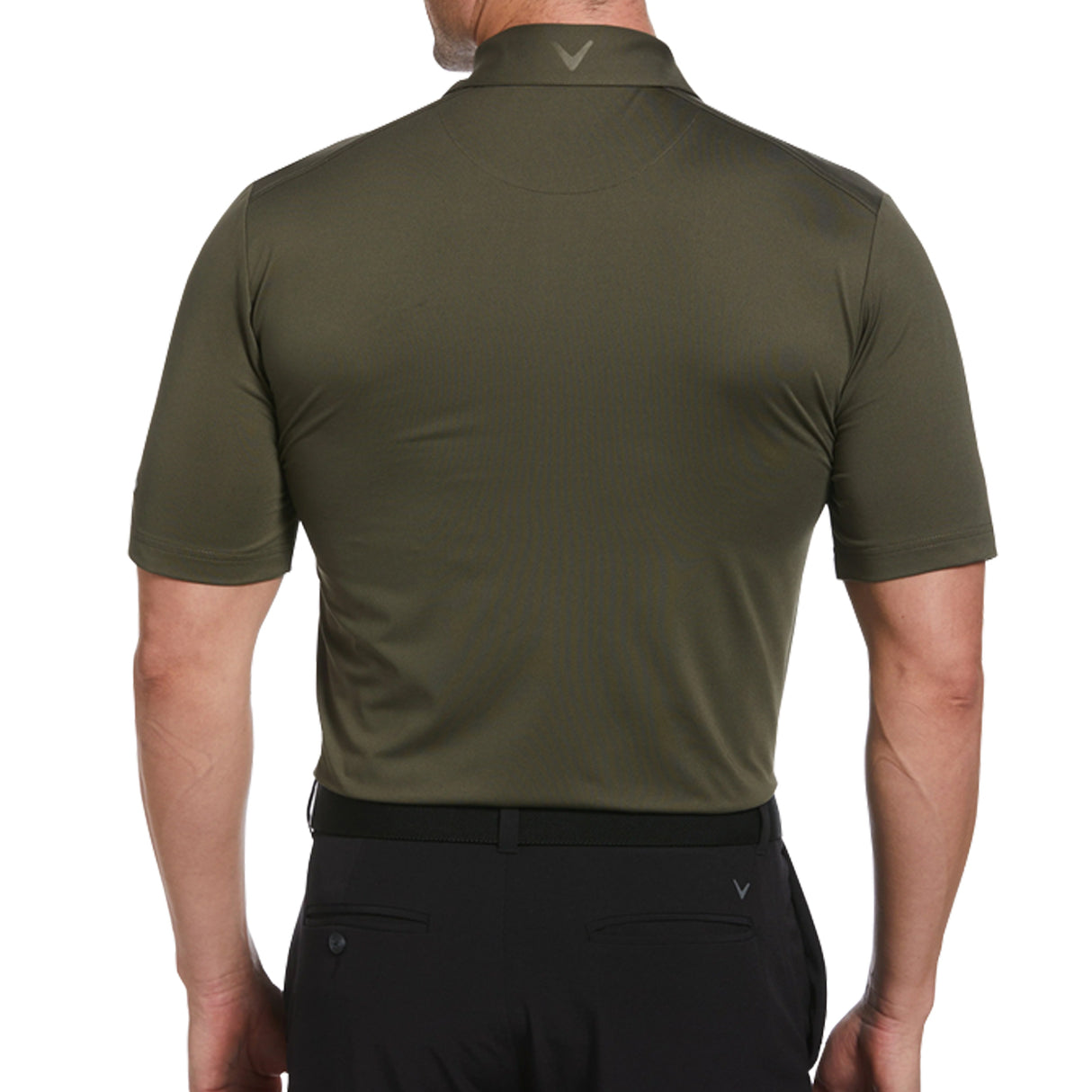 Callaway Golf Men's Micro Hex Solid Polo Shirt