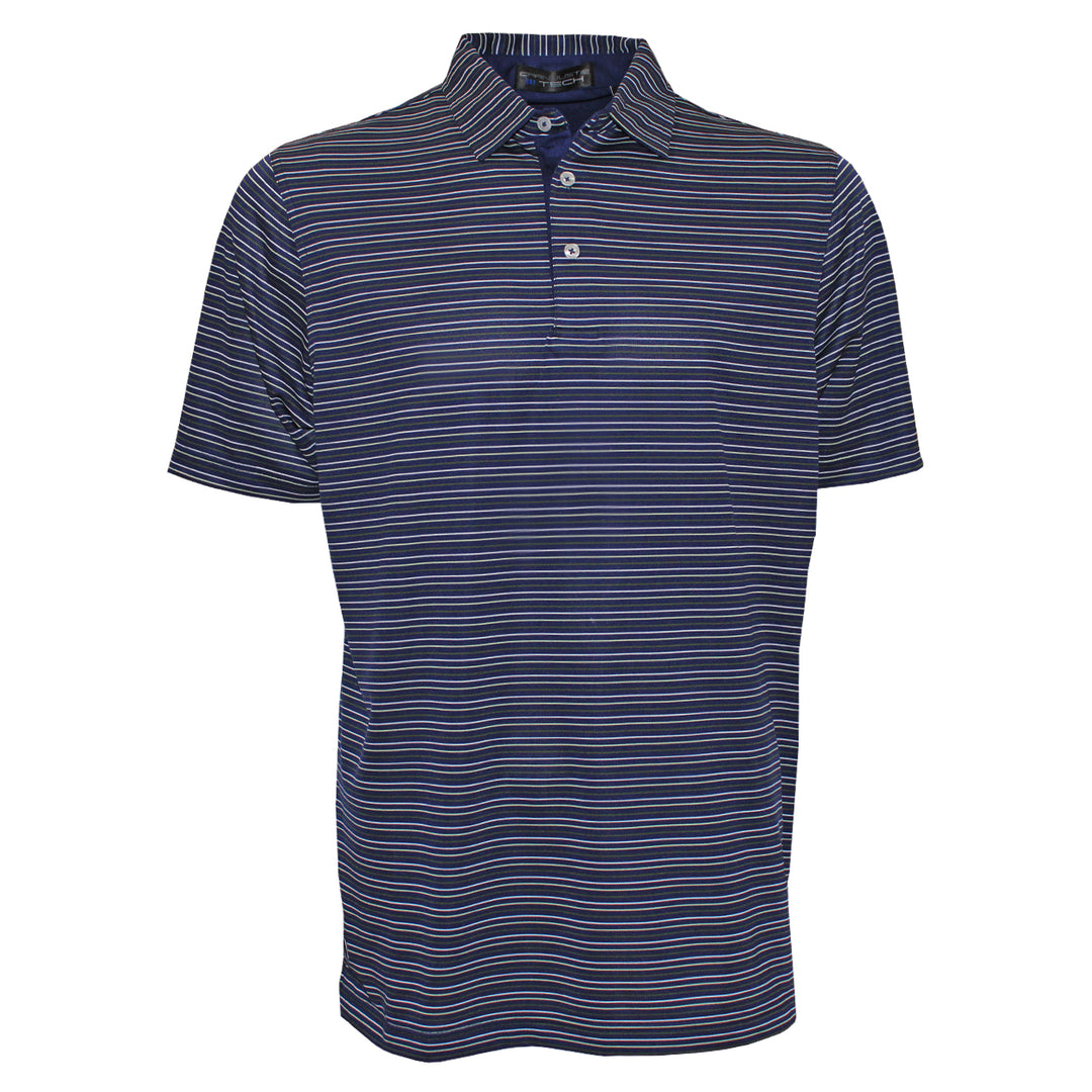 Carnoustie Triple Striped Polo Golf Shirt