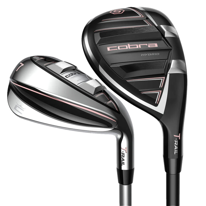 Cobra Golf Women's T-Rail Hybrid Iron Set (5H, 6-PW, SW)