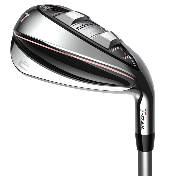 Cobra Golf Women's T-Rail Hybrid Iron Set (5H, 6-PW, SW)