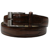 Danbury Golf Crocodile Pattern Genuine Leather Belt