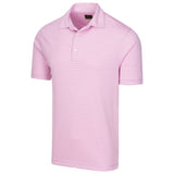 Greg Norman Golf Men's Protek Oxford Micro Stripe Polo Shirt