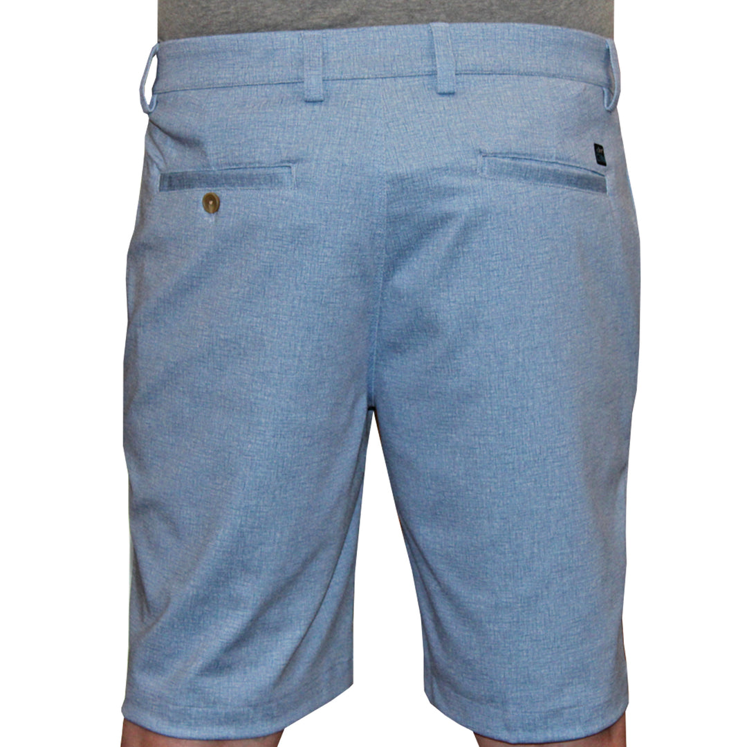 Greg Norman Men's Solid Bay Knit Stretch Golf Shorts