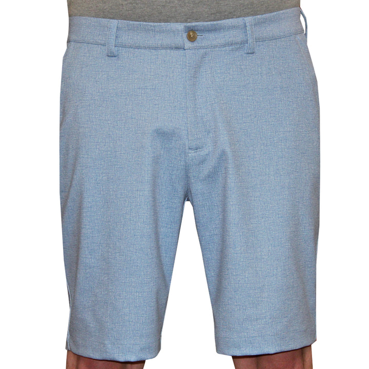 Greg Norman Men's Solid Bay Knit Stretch Golf Shorts