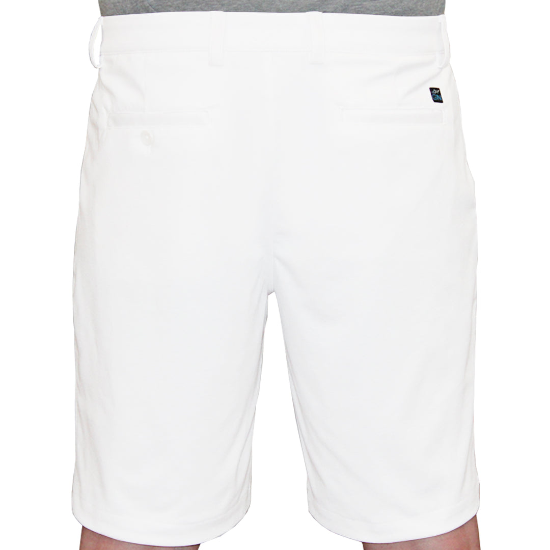 Greg Norman Men's Solid Bay Knit Stretch Golf Shorts