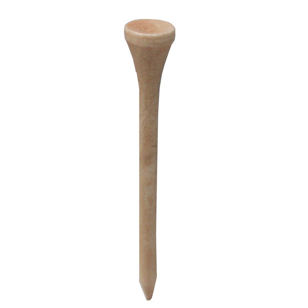 H2 2 3/4" Performance Wooden Golf Tees (100 count) - Natural Wood