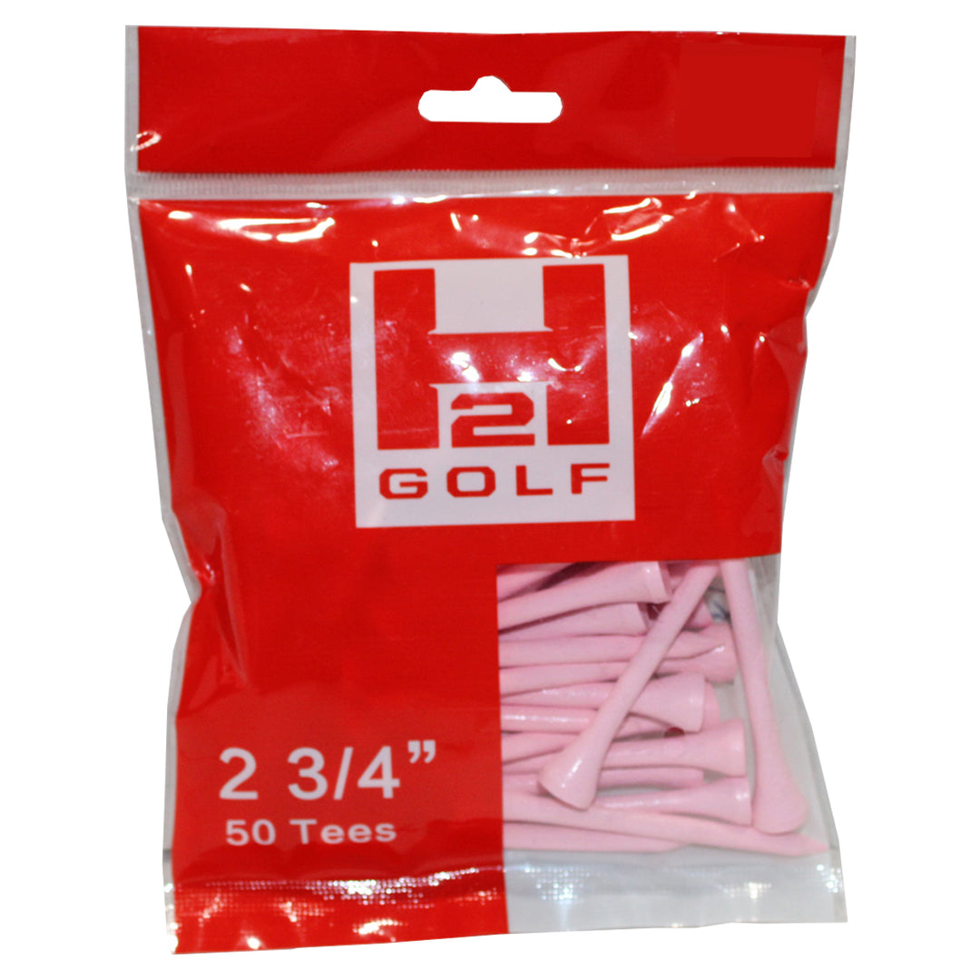 H2 Golf Wooden 2 3/4" Golf Tees (50pc)